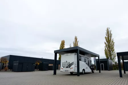 Autarkes PV Photovoltaik-Carport - Solarcarport von Baudiscount