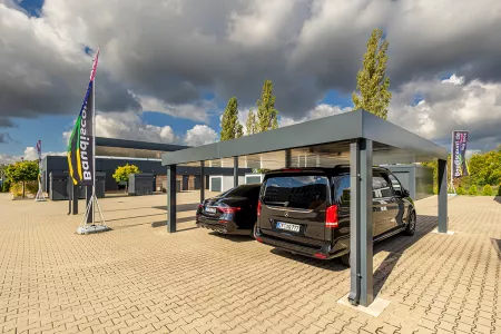 Autarkes PV Photovoltaik-Carport - Solarcarport von Baudiscount