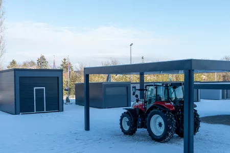 Autarkes PV Photovoltaik-Carport - Solarcarport von Baudiscount