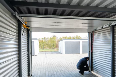 Carport Garagentor - Sektionaltor montieren