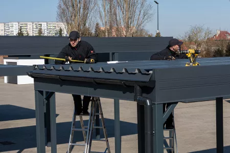 Photovoltaikanlage auf Carport montieren - Solarcarport bauen