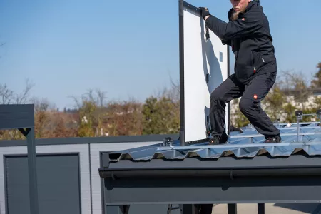 Photovoltaikanlage auf Carport montieren - Solarcarport bauen