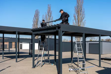 Photovoltaikanlage auf Carport montieren - Solarcarport bauen