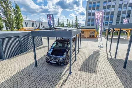 Autarkes PV Photovoltaik-Carport - Solarcarport von Baudiscount