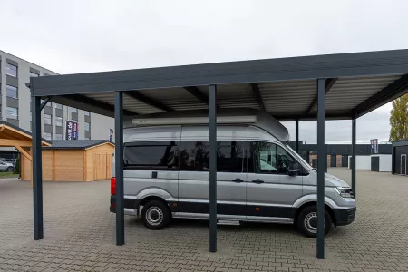 Autarkes PV Photovoltaik-Carport - Solarcarport von Baudiscount