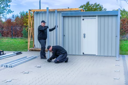 Baudiscount Carport Schraubfundamente vom Profi montieren lassen