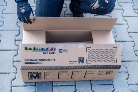 Baudiscount Carport Schraubfundamente vom Profi montieren lassen