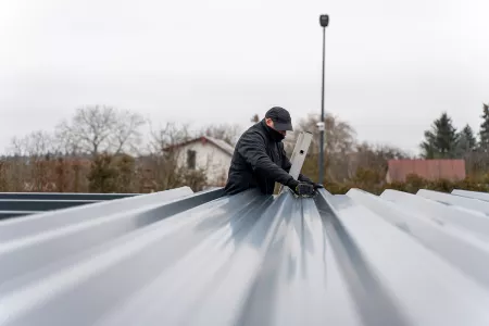 Carport Dachblech montieren