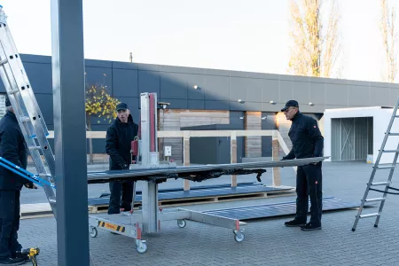 Carport Dachblech montieren