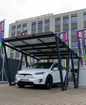 Carport STUK W PV mit Montage und inkl. Aufmaßservice