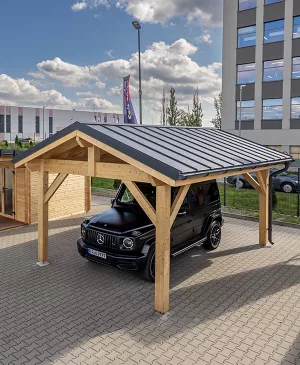 Carport aus Holz mit Montage und inkl. Aufmaßservice