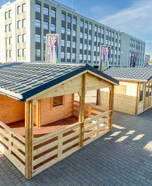 Gerätehaus aus Holz mit Montage und inkl. Aufmaßservice