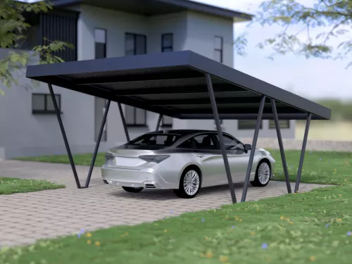 Premium Einzelcarport - STUK - W