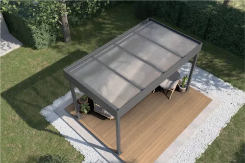 Pergola nach maß mit Acrylglasdach